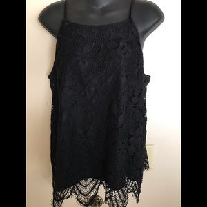 No Boundaries black razor back tank top size 19